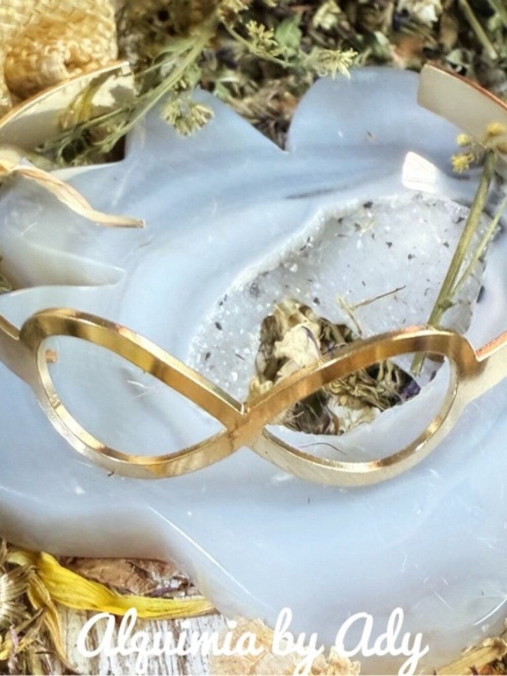 Gold Infinity Cuff Bracelet - Gold